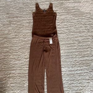 Women’s brown two piece set